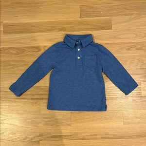 Crew Cuts Little Boys  Long Sleeve Shirt Size XXS 2-3.  Blue